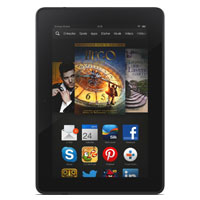 
Amazon Kindle Fire HDX supports frequency bands GSM ,  HSPA ,  EVDO ,  LTE. Official announcement date is  September 2013. The device is working on an Android OS (Jelly Bean - customized) w