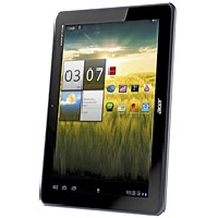 
Acer Iconia Tab A200 nie posiada nadajnika GSM, nie może być używane jako telefon. Data prezentacji to  Styczeń 2012. Zainstalowanym system operacyjny jest Android OS, v3.2 (Honeycomb) 