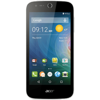 
Acer Liquid Z330 supports frequency bands GSM and HSPA. Official announcement date is  September 2015. The device is working on an Android OS, v5.1 (Lollipop) with a Quad-core 1.1 GHz Corte
