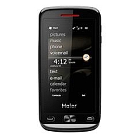 
Haier U69 supports GSM frequency. Official announcement date is  2010. The phone was put on sale in April 2010. Operating system used in this device is a Microsoft Windows Mobile 6.5 Profes