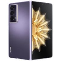 
Honor Magic V2 supports frequency bands GSM ,  CDMA ,  HSPA ,  CDMA2000 ,  LTE ,  5G. Official announcement date is  July 12 2023. The device is working on an Android 13, MagicOS 7.2 with a