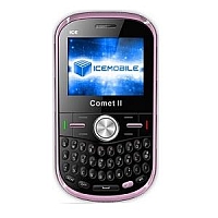 
Icemobile Comet II posiada system GSM. Data prezentacji to  Czerwiec 2011. Rozmiar głównego wyświetlacza wynosi 2.2 cala  a jego rozdzielczość 220 x 176 pikseli . Liczba pixeli przypad