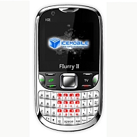 
Icemobile Flurry II posiada system GSM. Data prezentacji to  Sierpień 2011. Rozmiar głównego wyświetlacza wynosi 2.0 cala  a jego rozdzielczość 220 x 176 pikseli . Liczba pixeli przyp