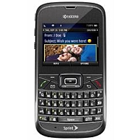 
Kyocera Brio supports frequency bands CDMA and CDMA2000. Official announcement date is  September 2011. Kyocera Brio has 128 MB of built-in memory. This device has a Qualcomm QSC6055 chipse