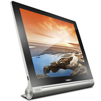 
Lenovo Yoga Tablet 10 HD+ supports frequency bands GSM and HSPA. Official announcement date is  February 2014. The device is working on an Android OS, v4.3 (Jelly Bean) actualized v4.4 (Kit