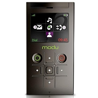 
Modu Phone posiada system GSM. Data prezentacji to  Luty 2009. Wydany w drugi kwartał 2009. Urządzenie Modu Phone posiada 1.6 GB wbudowanej pamięci. Rozmiar głównego wyświetlacza wyno