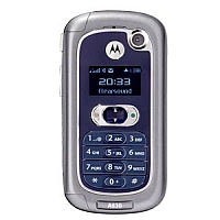 
Motorola A630 supports GSM frequency. Official announcement date is  first quarter 2004. Motorola A630 has 5 MB of built-in memory.