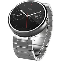 
Motorola Moto 360 (1st gen) doesn't have a GSM transmitter, it cannot be used as a phone. Official announcement date is  September 2014. The device is working on an Android Wear OS with a 1