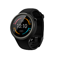 
Motorola Moto 360 Sport (1st gen) doesn't have a GSM transmitter, it cannot be used as a phone. Official announcement date is  September 2015. The device is working on an Android Wear OS wi