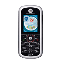
Motorola C257 supports GSM frequency. Official announcement date is  third quarter 2005. Motorola C257 has 1 MB of built-in memory.