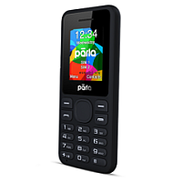 
Parla Minu P124 posiada system GSM. Data prezentacji to  Listopad 2015. Parla Minu P124 ma wbudowane na stałe 4 MB pamięci dla danych (zdjęcia, muzyka, video, itd). Rozmiar głównego wy
