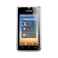 
Philips W8500 supports frequency bands GSM and HSPA. Official announcement date is  October 2013. The device is working on an Android OS, v4.1 (Jelly Bean) with a Dual-core 1.2 GHz processo