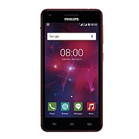 
Philips V377 supports frequency bands GSM and HSPA. Official announcement date is  December 2015. The device is working on an Android OS, v5.1 (Lollipop) with a Quad-core 1.3 GHz processor 