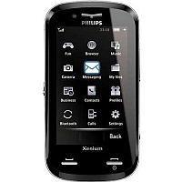 
Philips X800 supports GSM frequency. Official announcement date is  May 2008. The phone was put on sale in  2008. Philips X800 has 47 MB, 64 MB RAM, 128 ROM of built-in memory. The main scr