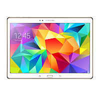 
Samsung Galaxy Tab S 10.5 LTE supports frequency bands GSM ,  HSPA ,  LTE. Official announcement date is  June 2014. The device is working on an Android OS, v4.4.2 (KitKat) actualized v5.0.