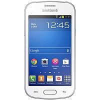 
Samsung Galaxy Fresh S7390 supports frequency bands GSM and HSPA. Official announcement date is  October 2013. The device is working on an Android OS, v4.1.2 (Jelly Bean) with a 1 GHz proce