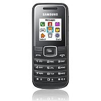 
Samsung E1050 supports GSM frequency. Official announcement date is  Second quarter 2011. The main screen size is 1.43 inches  with 128 x 128 pixels  resolution. It has a 127  ppi pixel den