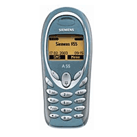 
Siemens A55 posiada system GSM. Data prezentacji to  pierwszy kwartał 2003. Urządzenie Siemens A55 posiada 120 KB wbudowanej pamięci.