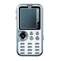 
VK Mobile VK2200 posiada system GSM. Data prezentacji to  Marzec 2006. Urządzenie VK Mobile VK2200 posiada 128 MB wbudowanej pamięci. Rozmiar głównego wyświetlacza wynosi 1.66 cala  a 