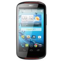 
Acer Liquid E1 supports frequency bands GSM and HSPA. Official announcement date is  January 2013. The device is working on an Android OS, v4.1.1 (Jelly Bean) with a Dual-core 1 GHz Cortex-