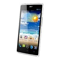 
Acer Liquid Z5 supports frequency bands GSM and HSPA. Official announcement date is  January 2014. The device is working on an Android OS, v4.2 (Jelly Bean) with a Dual-core 1.3 GHz Cortex-