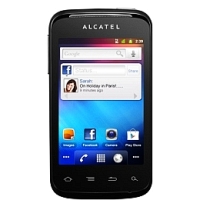 
Alcatel OT-983 supports frequency bands GSM and HSPA. Official announcement date is  November 2012. The device is working on an Android OS, v2.3 (Gingerbread) with a 1 GHz processor and  51