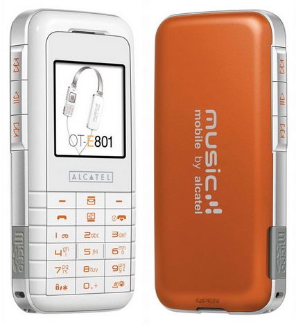 Alcatel OT-E801 - descripción y los parámetros