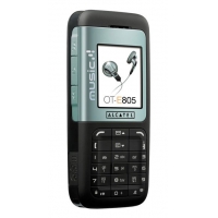 
Alcatel OT-E805 tiene un sistema GSM. La fecha de presentación es  Febrero 2007.