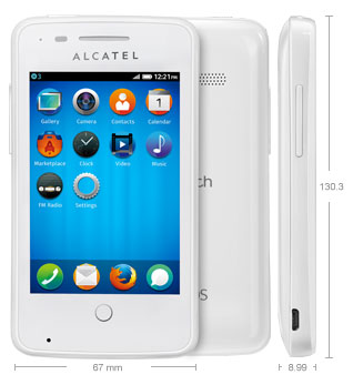 Alcatel One Touch Fire - description and parameters