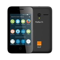 
Alcatel Orange Klif supports frequency bands GSM and HSPA. Official announcement date is  March 2015. The device is working on an Firefox OS, v2.0 with a Dual-core 1.0 GHz processor and  25