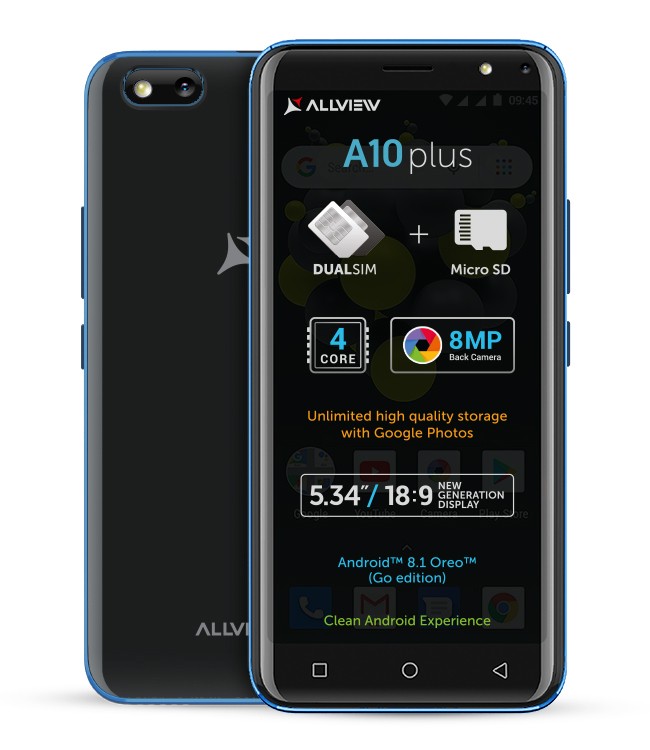 Allview A10 Plus - description and parameters