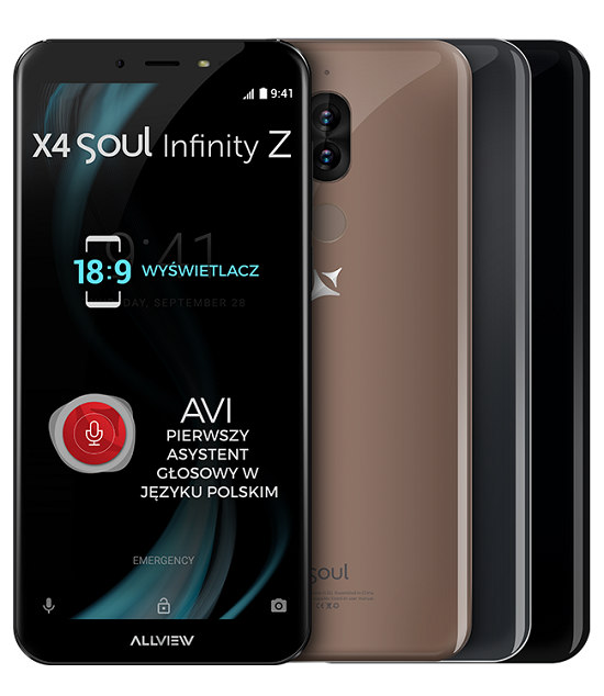 Allview X4 Soul Infinity Z - descripción y los parámetros