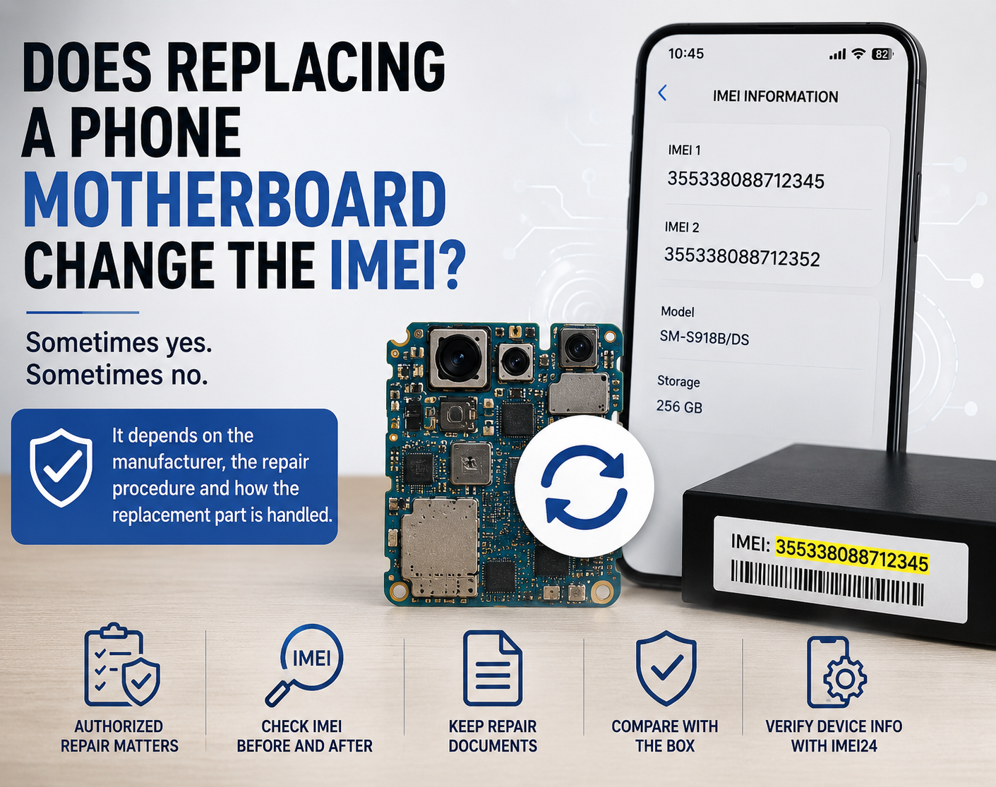 Does Replacing a Phone Motherboard Change the IMEI?