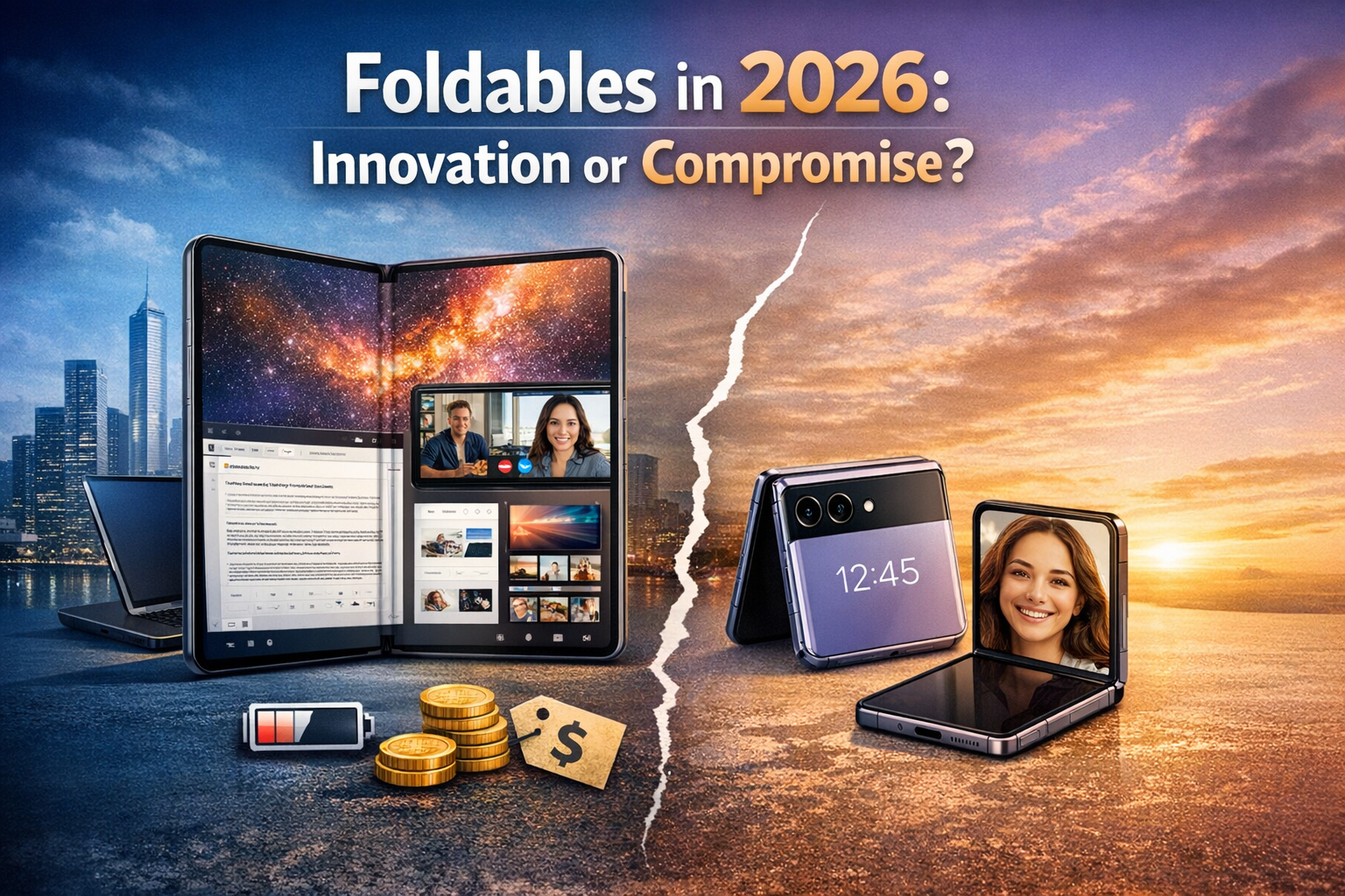 Foldable smartphones in 2026 ? innovation or still a compromise?