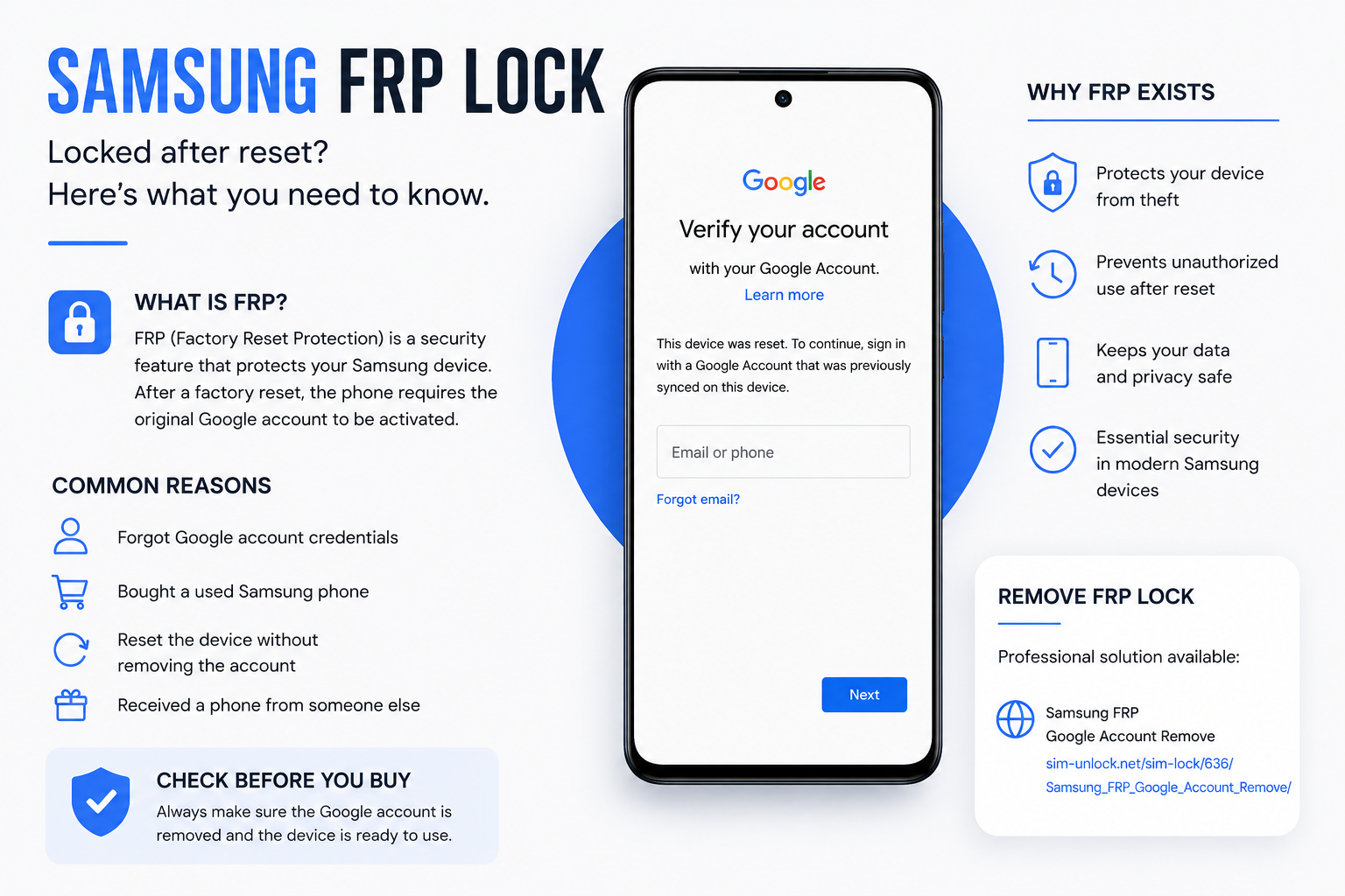 Samsung FRP lock - why more users are getting locked out of their phones