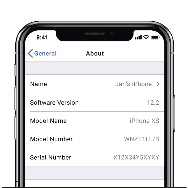 Apple serial number (SN), what is it and where to find it ?