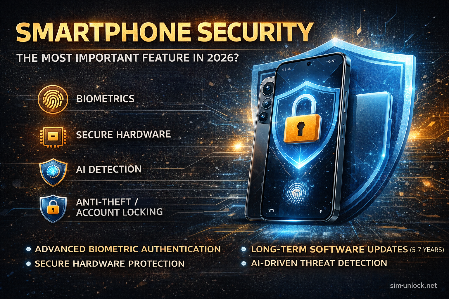 Why smartphone security is becoming the most important feature in 2026