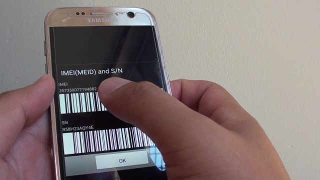 ?Cómo verificar el número de serie (SN) en teléfono Samsung?