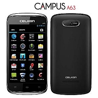 
Celkon A63 supports GSM frequency. Official announcement date is  August 2013. The device is working on an Android OS, v4.2.0 (Jelly Bean) with a Dual-core 1.2 GHz processor and  256 MB RAM