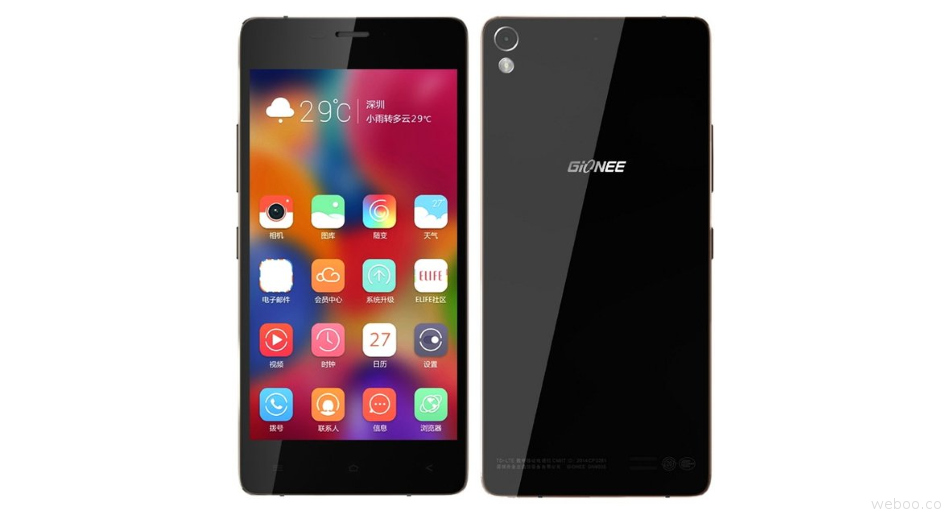 Gionee Elife S7 S7 - description and parameters