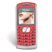 
Haier Z300 tiene un sistema GSM. La fecha de presentación es  2004.