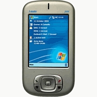 
i-mate JAM Black supports GSM frequency. Official announcement date is  third quarter 2005. The device is working on an Microsoft Windows Mobile 2003 SE PocketPC with a Intel Bulverde 416 M