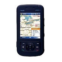 
i-mate JAMA 101 supports GSM frequency. Official announcement date is  October 2007. The device is working on an Microsoft Windows Mobile 6.0 Professional with a SAMSUNG SC3 2442X 300MHz pr