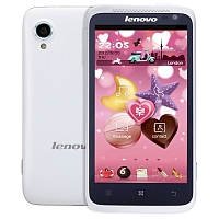 
Lenovo S720 supports frequency bands GSM and HSPA. Official announcement date is  January 2013. The device is working on an Android OS, v4.0.4 (Ice Cream Sandwich) with a Dual-core 1 GHz Co