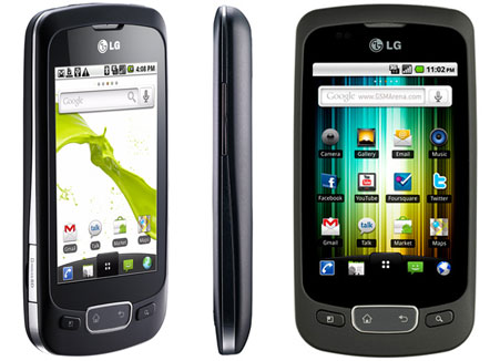 LG Optimus One P500 - P503 - description and parameters