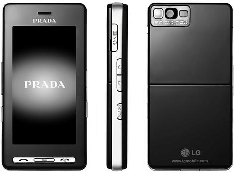 LG KE850 Prada - description and parameters