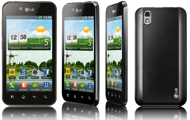 LG Optimus Black P970 P970 - descripción y los parámetros