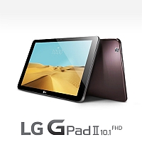 
LG G Pad II 10.1 supports frequency bands GSM ,  HSPA ,  LTE. Official announcement date is  August 2015. The device is working on an Android OS, v5.1.1 (Lollipop) with a Quad-core 2.26 GHz