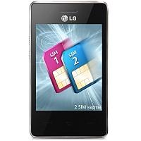 
LG T370 Cookie Smart supports GSM frequency. Official announcement date is  May 2012. LG T370 Cookie Smart has 50 MB, 128 MB ROM, 64 MB RAM of built-in memory. The main screen size is 3.2 i