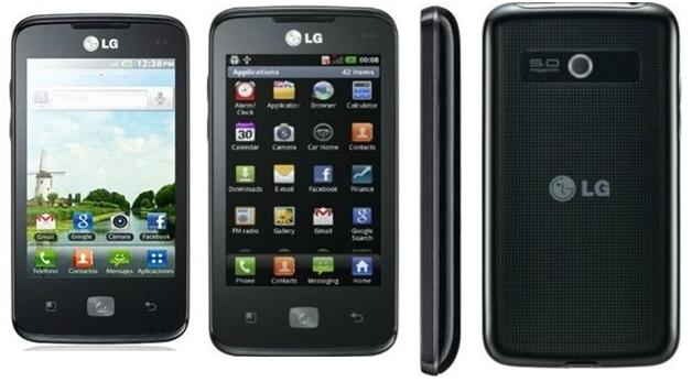 LG Optimus Hub E510 - descripción y los parámetros